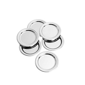 JG 6PC PORTA COPO DE PRATA FRIEZE 12,5CM