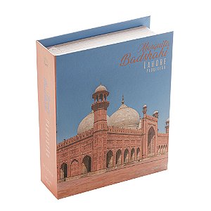 CAIXA LIVRO PAPEL RÍGIDO PAQUISTÃO 20x16x5cm
