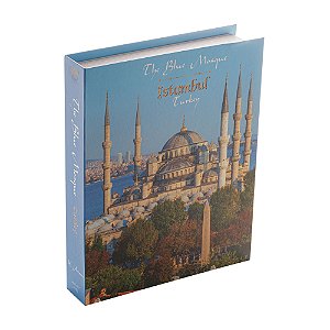 CAIXA LIVRO PAPEL RÍGIDO ISTAMBUL 30x24x5cm