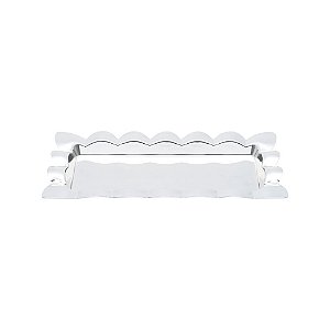 BANDEJA DE ZAMAC DECORATIVA GRACE 32X17X2,3cm