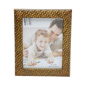 PORTA-RETRATO DE PLÁSTICO WALL RATTAN 20x25cm