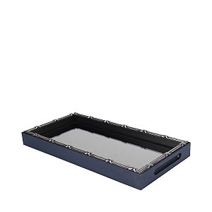 BANDEJA DE MADEIRA  CROISÉ PRETO 35X17X3,5 CM