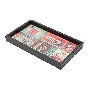 BANDEJA DE MADEIRA CAFÉ 33,5X20X3CM