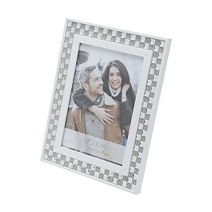 PORTA RETRATO DIAMOND BRANCO 10X15