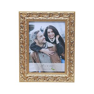 PORTA RETRATO ELEGANCE OURO 15X21