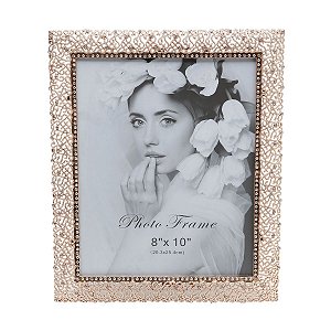 PORTA RETRATO DE LATÃO BRANCH 13X18CM