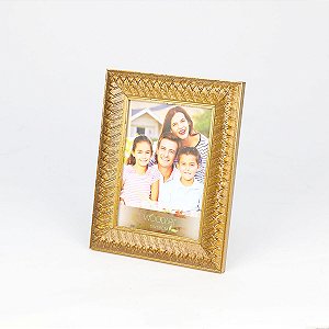 PORTA RETRATO RUSTIC DOURADO 15X21