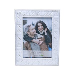 PORTA RETRATO LISTRADO BRANCO 20X25