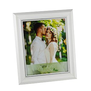 PORTA RETRATO CHANFRADO BRANCO 10X15