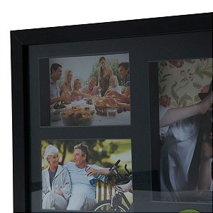PAINEL COLLECTION PARA 4 FOTOS 10X15 E 1 FOTO 13X18 PRETO