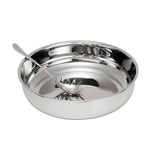 ESPAGUETEIRA DE PRATA C/PEGADOR RIVIERA 36CM