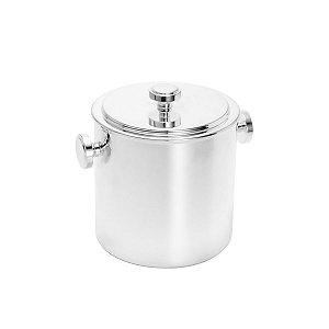 BALDE TÉRMICO DE PRATA P/GELO VARESE 2L