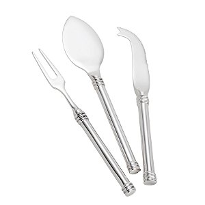 JG 3PC P/QUEIJO DE AÇO INOX ATENAS