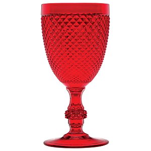 CJ 6 TAÇAS DE ACRÍLICO VERMELHA 400ML
