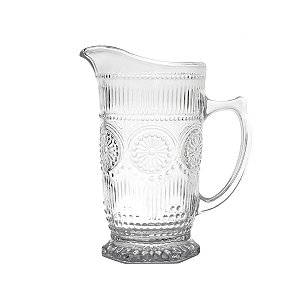 JARRA AUBUSSON TRANSPARENTE 1 LITRO.