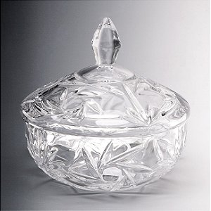 POTICHE DECORATIVO DE CRISTAL ECOLÓGICO PINWHEEL 15cm