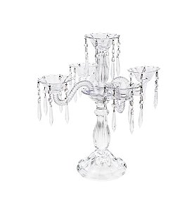CANDELABRO CRYSTAL P/5 VELAS