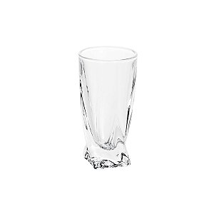 CJ 6 COPOS P/LICOR DE CRISTAL ECOLÓGICO QUADRO 50ML