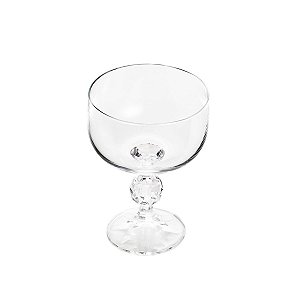 CJ 6 TAÇAS P/SORVETE DE CRISTAL ECOLÓGICO KLAUDIE 280ML