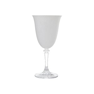 CJ 6 TAÇAS P/AGUA DE CRISTAL ECOLÓGICO KLEOPATRA BRANCA