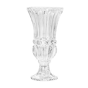 VASO DE CRISTAL C/PÉ ATHENA 15X30CM