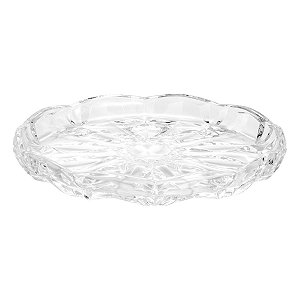 CJ 6 PRATOS P/BOLO DE CRISTAL LOUISE 18CM