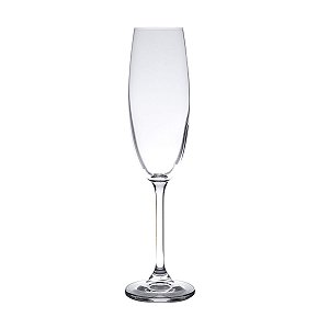 CJ 6 TAÇAS P/CHAMPAGNE DE CRISTAL ECOLÓGICO GASTRO 220ML