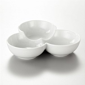 PETISQUEIRA C/3DIVISÕES REDONDA 22,5CM LENA