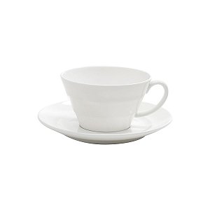 JG 6 XÍCARAS P/CAFÉ C/PIRES DE PORCELANA