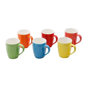 CANECA CERÂMICA SORTIDAS MARY 345ml