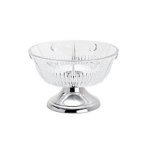 CENTRO DE MESA DE AÇO INOX PERLA 22X14cm