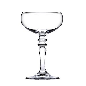 JG 6 TACAS CHAMPANHE VINTAGE SYMPHONY VIDRO 220ML A15CM