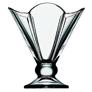 JG 2 TACAS SORVETE ICE VILLE EM VIDRO 180ML A12,5CM