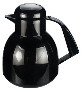 GARRAFA TÉRMICA EM ABS 1L PRETO