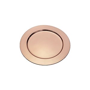SOUSPLAT DE AÇO INOX ACABAMENTO EM COBRE