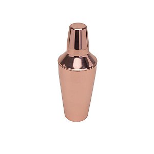 COQUETELEIRA DE AÇO INOX ACABAMENTO EM COBRE 750ML