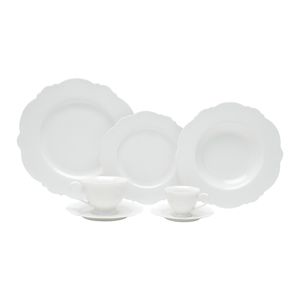 AP JANTAR 42PC PORCELANA MALDIVAS BRANCO