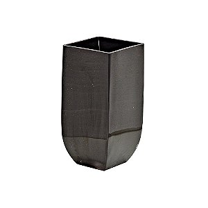 VASO DE VIDRO- PRETO