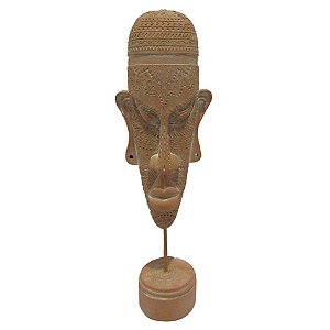 FIGURA DECORATIVA DE RESINA MARROM