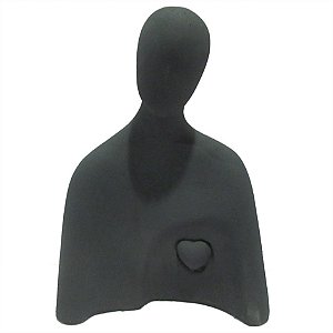 PECA DECORATIVA DE CIMENTO PRETO