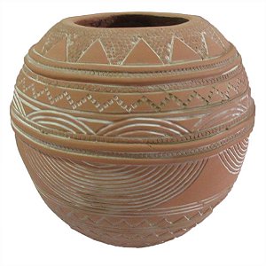 VASO DE CIMENTO BEGE