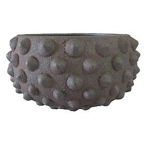 VASO EM CIMENTO CINZA