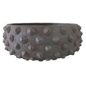 VASO EM CIMENTO CINZA