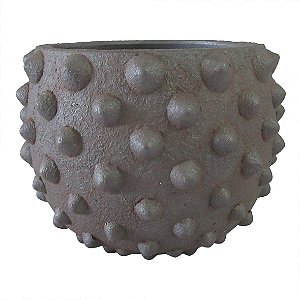VASO EM CIMENTO CINZA