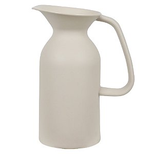 VASO DE CERAMICA TIPO JARRA BRANCO