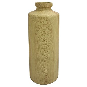VASO DE CERAMICA COM EFEITO DE MADEIRA