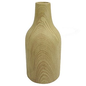 VASO DE CERAMICA COM EFEITO DE MADEIRA