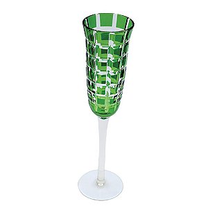 JOGO DE TACAS PARA CHAMPAGNE - VERDE - 6 PCS