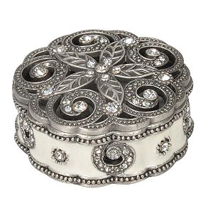 PORTA JOIA COM CRISTAL