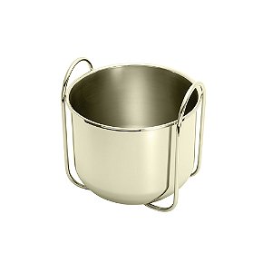 BALDE DE AÇO INOX PARA VINHO CHAMPANHE 29,5CM X 29,5CM X 28,5CM - WOLFF